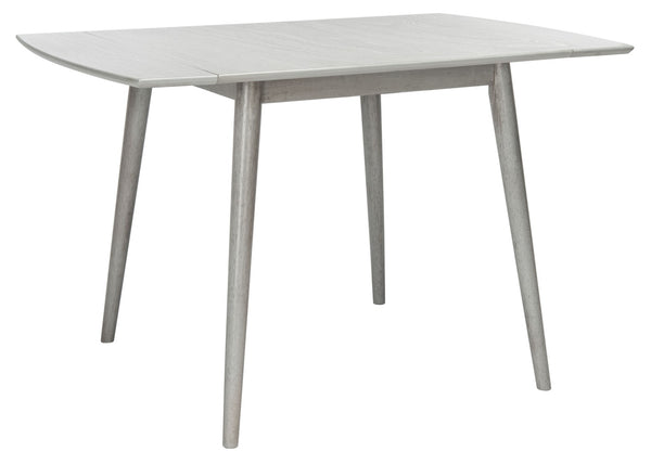 Safavieh Kaylee Extension Dining Table - Stylish Mid-Century Design With Expandable Drop Leaves For Versatile Dining Dark Grey DTB1403B
