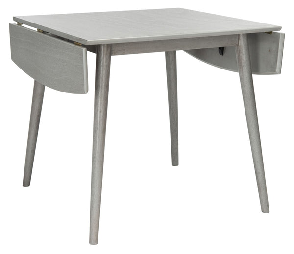 Safavieh Kaylee Extension Dining Table - Stylish Mid-Century Design With Expandable Drop Leaves For Versatile Dining Dark Grey DTB1403B