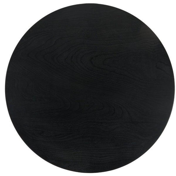 Safavieh Nicolai Round Dining Table - Modern Pedestal Design, Durable Build, And Stylish Centerpiece For Dining Spaces Matte Black DTB1405A