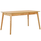 Safavieh Kay Extension Dining Table Natural  Wood DTB1406A