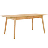 Safavieh Kay Extension Dining Table Natural  Wood DTB1406A