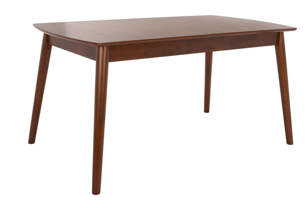 Safavieh Kay Extension Dining Table - Versatile Centerpiece With Classic Design For Stylish Gatherings Walnut DTB1406B
