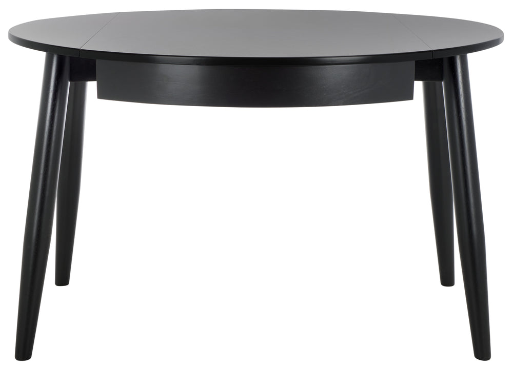Safavieh Malakai Folding Round Dining Table - Stylish, Compact Design For Modern Interiors And Versatile Use Black Wood And Metal Dtb1407b