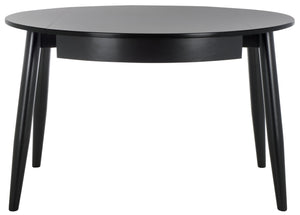 Safavieh Malakai Folding Round Dining Table - Stylish, Compact Design For Modern Interiors And Versatile Use Black Wood And Metal Dtb1407b