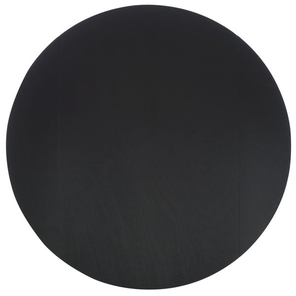 Safavieh Malakai Folding Round Dining Table - Stylish, Compact Design For Modern Interiors And Versatile Use Black Wood And Metal Dtb1407b