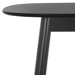 Safavieh Arran Extension Dining Table - Stylish Wood And Metal Design For Modern Dining Spaces And Gatherings Black Wood And Metal Dtb1408b