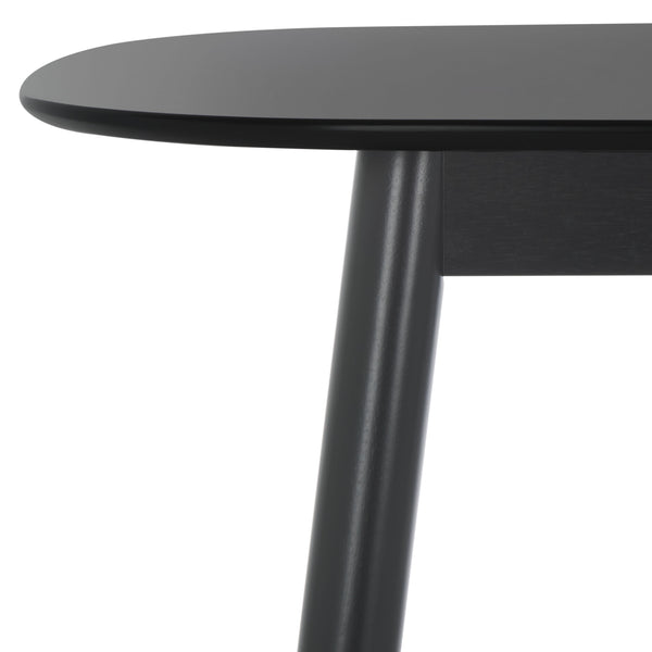 Safavieh Arran Extension Dining Table - Stylish Wood And Metal Design For Modern Dining Spaces And Gatherings Black Wood And Metal Dtb1408b