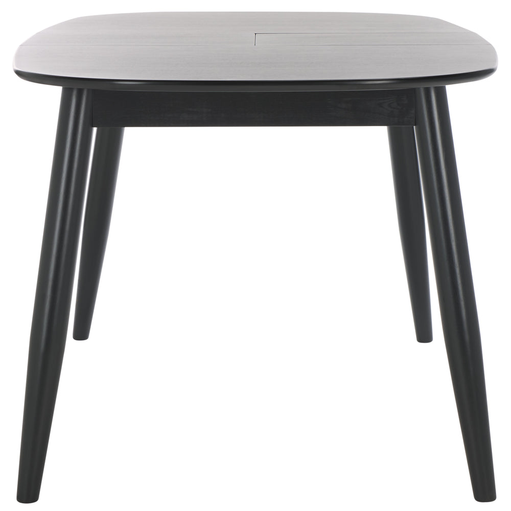 Safavieh Arran Extension Dining Table - Stylish Wood And Metal Design For Modern Dining Spaces And Gatherings Black Wood And Metal Dtb1408b