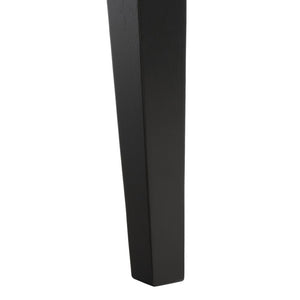 Safavieh Clive Space Saving Folding Dining Table Matte Wood Modern Minimalist Kitchen Black DTB1410A
