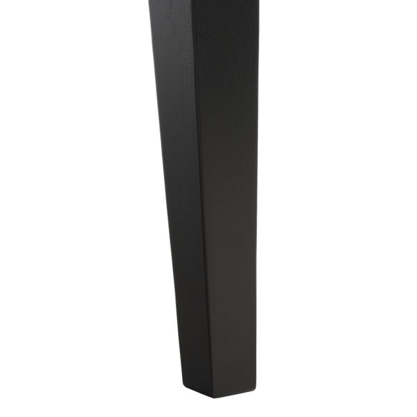 Safavieh Clive Space Saving Folding Dining Table Matte Wood Modern Minimalist Kitchen Black DTB1410A