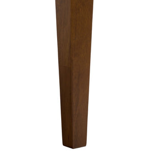 Safavieh Clive Space Saving Folding Dining Table Matte Wood Modern Minimalist Kitchen Walnut DTB1410B
