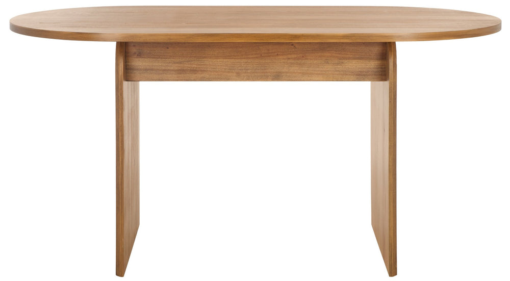 Safavieh Syura Ribbed Dining Table – Modern Sculptural Design With Soft Edges And Tactile Detail For Every Space Natural DTB2101A