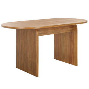Safavieh Syura Ribbed Dining Table – Modern Sculptural Design With Soft Edges And Tactile Detail For Every Space Natural DTB2101A