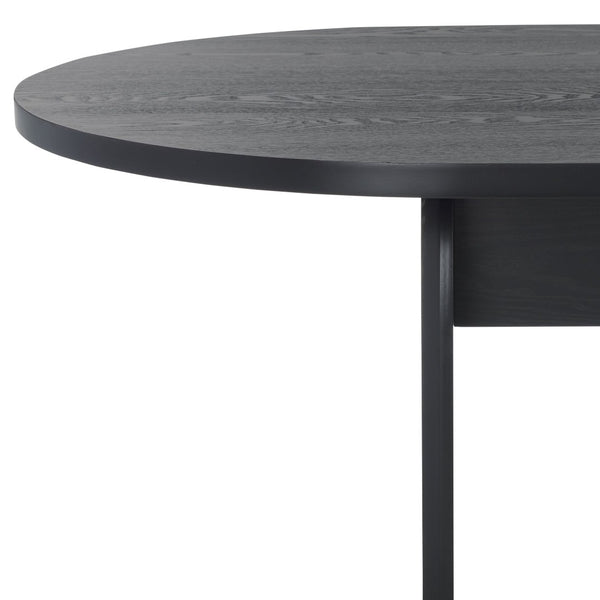 Safavieh Syura Ribbed Dining Table – Modern Sculptural Design With Soft Edges And Tactile Detail For Every Space Black DTB2101B