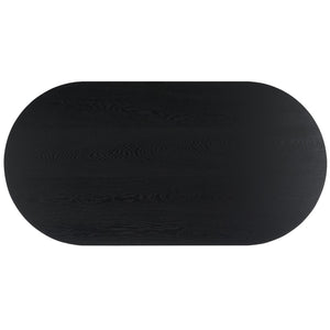 Safavieh Syura Ribbed Dining Table – Modern Sculptural Design With Soft Edges And Tactile Detail For Every Space Black DTB2101B