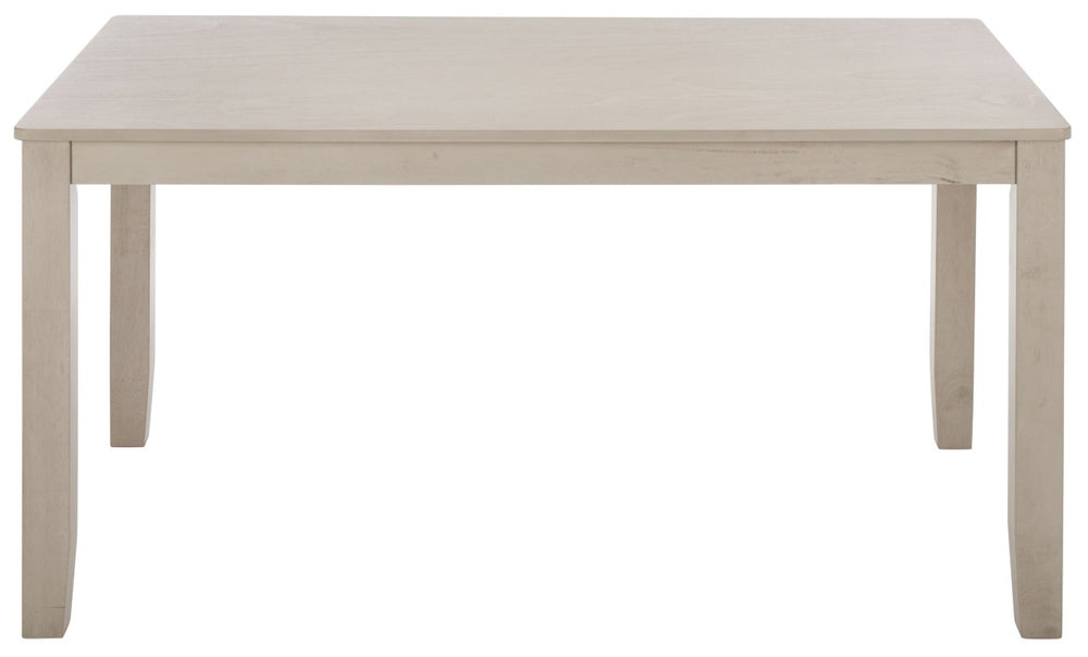 Safavieh Cereah Rectangular Dining Table Sleek Contemporary Design Seats Four Modern Room Gray DTB2700A