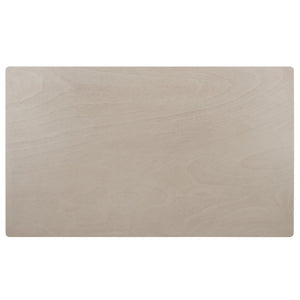 Safavieh Cereah Rectangular Dining Table Sleek Contemporary Design Seats Four Modern Room Gray DTB2700A