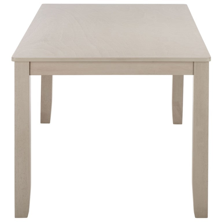 Safavieh Cereah Rectangular Dining Table Sleek Contemporary Design Seats Four Modern Room Gray DTB2700A
