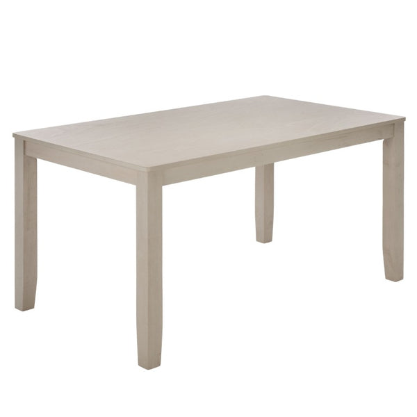 Safavieh Cereah Rectangular Dining Table Sleek Contemporary Design Seats Four Modern Room Gray DTB2700A