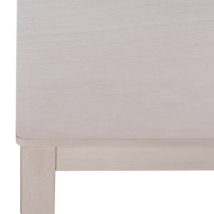 Safavieh Cereah Rectangular Dining Table Sleek Contemporary Design Seats Four Modern Room Gray DTB2700A