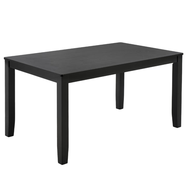 Safavieh Cereah Rectangular Dining Table Sleek Contemporary Design Seats Four Modern Room Black DTB2700B