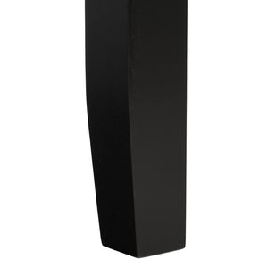 Safavieh Cereah Rectangular Dining Table Sleek Contemporary Design Seats Four Modern Room Black DTB2700B