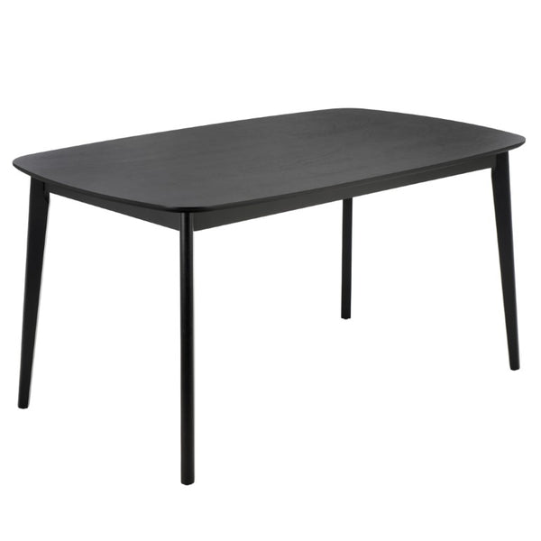 Safavieh Bolinas Square Dining Table Matte Black Finish Modern Architectural Style Seats Four DTB2701A