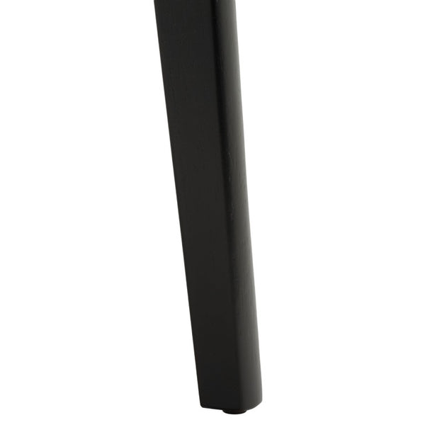 Safavieh Bolinas Square Dining Table Matte Black Finish Modern Architectural Style Seats Four DTB2701A