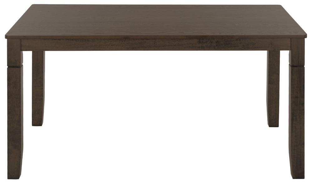Safavieh Bartone Square Dining Table Warm Ash Finish Seats Four Classic Transitional Style Brown DTB2703A