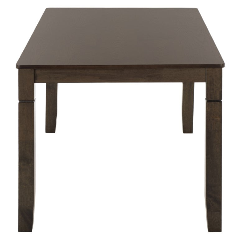 Safavieh Bartone Square Dining Table Warm Ash Finish Seats Four Classic Transitional Style Brown DTB2703A