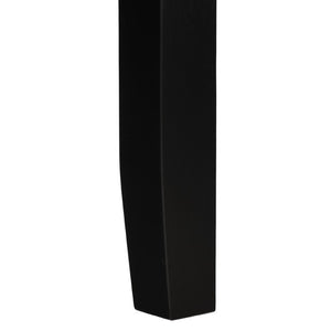 Safavieh Bartone Square Dining Table Warm Ash Finish Seats Four Classic Transitional Style Black DTB2703B