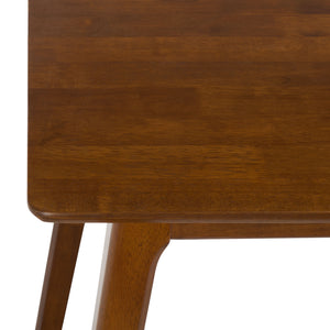 Teru Rectangular Dining Table With Solid Wood Construction, Spacious Top & Timeless Modern Appeal