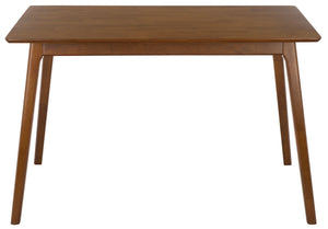 Teru Rectangular Dining Table With Solid Wood Construction, Spacious Top & Timeless Modern Appeal
