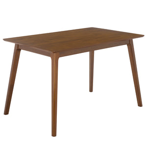 Teru Rectangular Dining Table With Solid Wood Construction, Spacious Top & Timeless Modern Appeal
