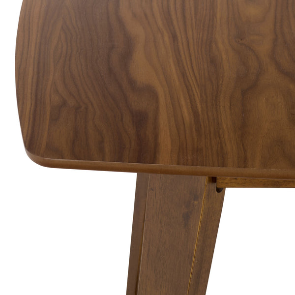 Alissa Extendable Dining Table With Smooth Mechanism — Solid Rubberwood Craftsmanship, Seats 4–8