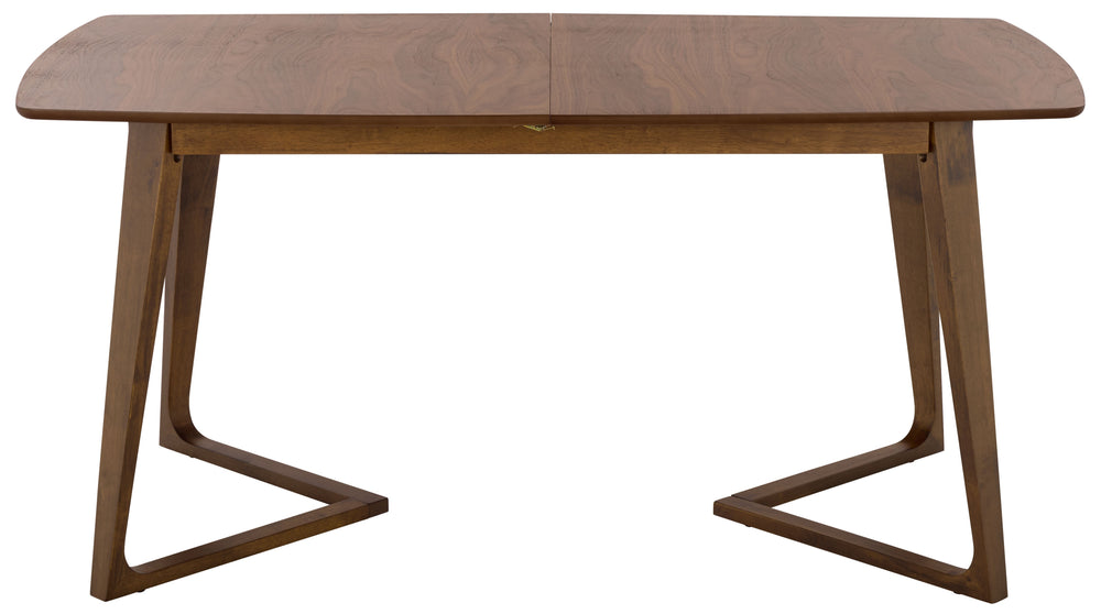 Alissa Extendable Dining Table With Smooth Mechanism — Solid Rubberwood Craftsmanship, Seats 4–8