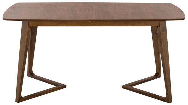 Alissa Extendable Dining Table With Smooth Mechanism — Solid Rubberwood Craftsmanship, Seats 4–8
