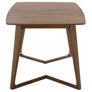 Alissa Extendable Dining Table With Smooth Mechanism — Solid Rubberwood Craftsmanship, Seats 4–8