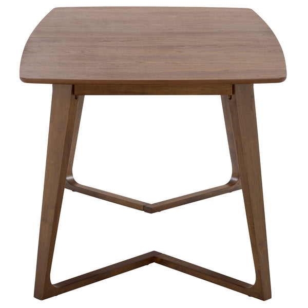 Alissa Extendable Dining Table With Smooth Mechanism — Solid Rubberwood Craftsmanship, Seats 4–8