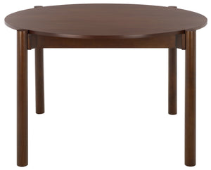 Naomina Dining Table – Square 47.2" Modern Mdf & Solid Rubberwood Centerpiece, Seats 4, Durable Finish