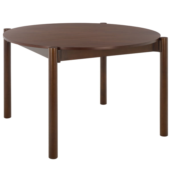 Naomina Dining Table – Square 47.2" Modern Mdf & Solid Rubberwood Centerpiece, Seats 4, Durable Finish