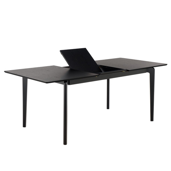Hammis Extendable Dining Table With Smooth Metal Mechanism, Durable Mdf & Rubberwood, Seats 4–6