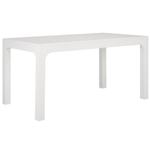 Safavieh Gael Rectangle Dining Table White Mdf/ Plywood / Mahonagy Wood DTB5001A