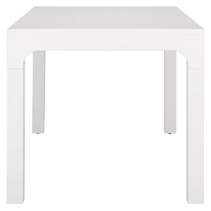 Safavieh Gael Rectangle Dining Table White Mdf/ Plywood / Mahonagy Wood DTB5001A