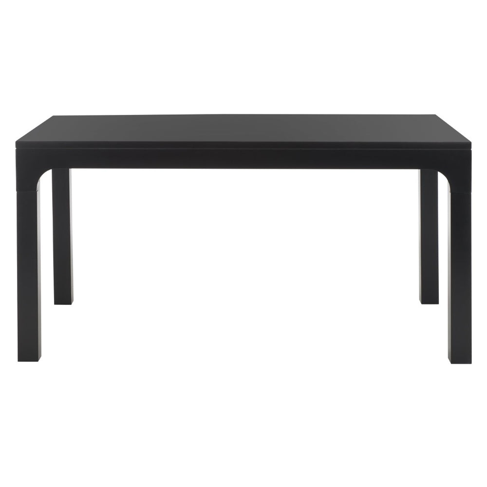 Safavieh Gael Rectangular Dining Table - Modern Elegance With Curved Edges For Stylish Gatherings & Comfort Black DTB5001B