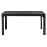 Safavieh Gael Rectangle Dining Table Black Mdf/ Plywood / Mahonagy Wood DTB5001B