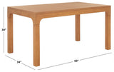 Safavieh Gael Rectangle Dining Table Natural Mdf/ Plywood / Mahonagy Wood DTB5001C