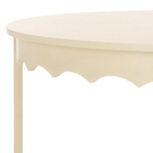 Safavieh Seraphina Round Dining Table – Classic Style For Inviting Gatherings, Perfect For Any Decor Setting Sand DTB5700A