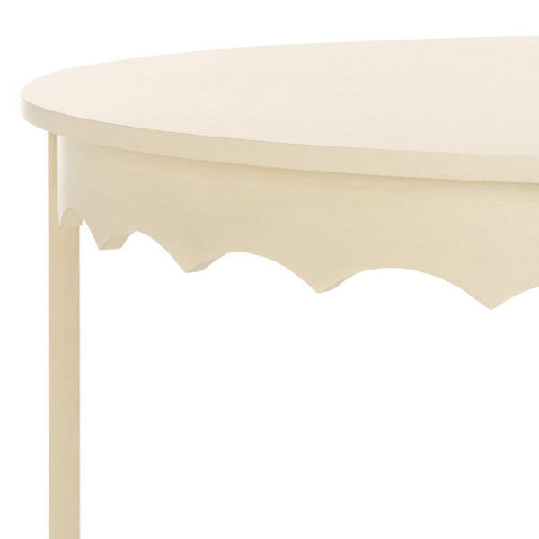 Safavieh Seraphina Round Dining Table – Classic Style For Inviting Gatherings, Perfect For Any Decor Setting Sand DTB5700A