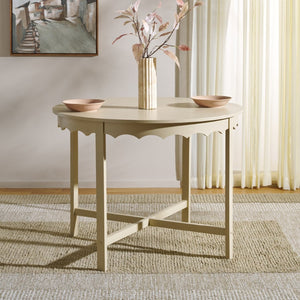 Safavieh Seraphina Round Dining Table – Classic Style For Inviting Gatherings, Perfect For Any Decor Setting Sand DTB5700A